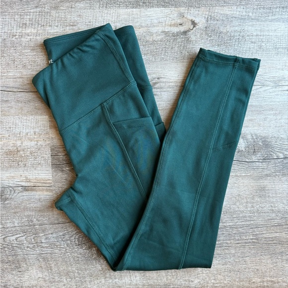 Marika Balance Collection High Rise Leggings - Deep Teal - Picture 3 of 7